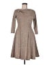 Karina Tweed Tan Brown Casual Dress Size M (estimated) - photo 1