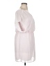 Lush 100% Polyester Solid Pink Casual Dress Size XL - photo 4
