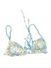 Unbranded Floral Blue Swimsuit Top Size S - photo 1