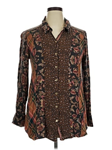 Soft Surroundings Long Sleeve Button-Down Shirt (view 1)