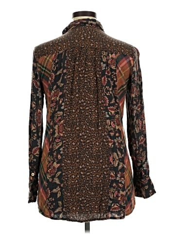Soft Surroundings Long Sleeve Button-Down Shirt (view 2)