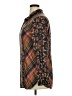 Soft Surroundings Paisley Brown Long Sleeve Button-Down Shirt Size XL - photo 5