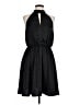 BCBG Paris Metallic Black Cocktail Dress Size L - photo 1