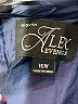 Alex Evenings 100% Polyester Print Blue Casual Dress Size 16 - photo 7