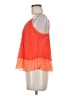 Bebe 100% Polyester Orange Sleeveless Blouse Size M - photo 5
