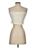 Tiger Mist Ivory Sleeveless Top Size S - photo 2