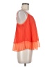 Bebe 100% Polyester Orange Sleeveless Blouse Size M - photo 4