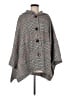 Assorted Brands 100% Polyester Houndstooth Gray Coat One size - photo 1