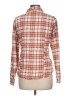 BKE 100% Cotton Plaid Orange Long Sleeve Button-Down Shirt Size L - photo 2