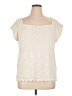 Coldwater Creek Ivory Short Sleeve Top Size 1X - photo 1