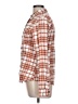 BKE 100% Cotton Plaid Orange Long Sleeve Button-Down Shirt Size L - photo 5