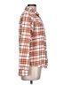 BKE 100% Cotton Plaid Orange Long Sleeve Button-Down Shirt Size L - photo 4