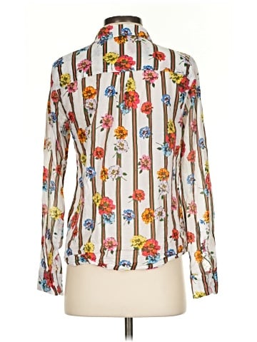 Ecru Long Sleeve Blouse (view 2)