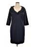 Gretchen Scott Designs Solid Black Casual Dress Size XL - photo 1