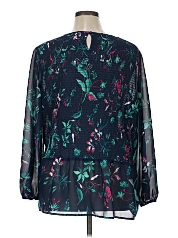 Terra & Sky Long Sleeve Blouse (view 2)