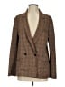 6397 Plaid Brown Blazer Size S - photo 1