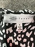 Fever 100% Polyester Animal Print Black Long Sleeve Blouse Size S - photo 7