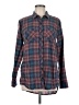 Toad & Co Plaid Blue Long Sleeve Button-Down Shirt Size M - photo 1