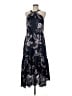 MARCHESA notte 100% Polyester Paisley Black Cocktail Dress Size 8 - photo 1