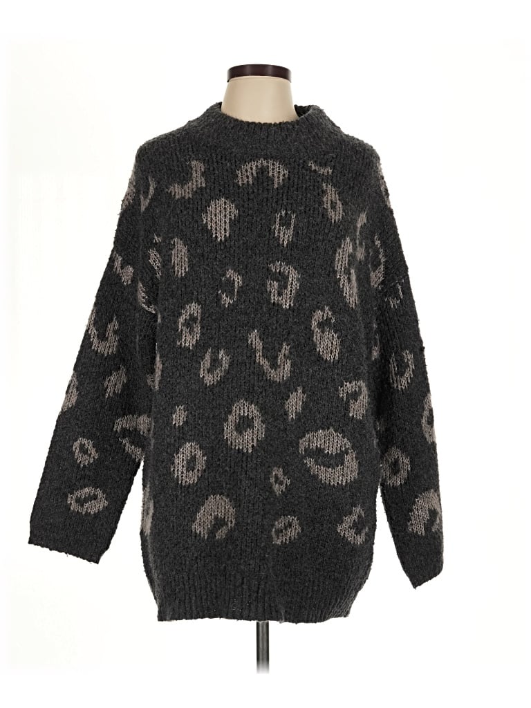 Pre-owned Universal Thread Pullover Sweater In Black