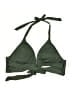 Kona Sol Solid Green Swimsuit Top Size S - photo 1