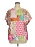 Shein Pink Short Sleeve Blouse Size 1X - photo 1