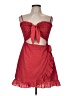Cloud Ten 100% Polyester Hearts Red Cocktail Dress Size M - photo 1