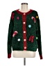 Holiday Time Green Cardigan Size M - photo 1