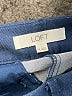 Ann Taylor LOFT Chevron-herringbone Blue Shorts Size 4 - photo 3