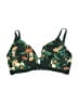 Lively Floral Green Swimsuit Top Size 2 - photo 1