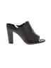 BLEECKER & BOND 100% Leather Black Sandals Size 8 - photo 1