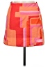Shein Color Block Orange Casual Skirt Size M - photo 1