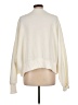 Nike 100% Polyester Solid Ivory Sweatshirt Size L - photo 2