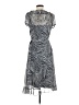 DressBarn 100% Polyester Gray Cocktail Dress Size 8 - photo 2