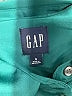 Gap 100% Polyester Teal Green Long Sleeve Blouse Size S - photo 7