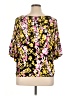 Ruby Rd. Floral Yellow Short Sleeve Blouse Size XL - photo 2