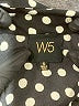 W5 100% Polyester Polka Dots Black Short Sleeve Blouse Size S - photo 7