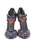 Rocket Dog Stripes Blue Heels Size 6 1/2 - photo 2