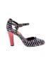 Rocket Dog Stripes Blue Heels Size 6 1/2 - photo 1