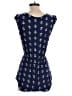 Mimi Chica 100% Rayon Hearts Blue Romper Size S - photo 2