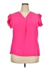 Blooming Jelly Pink Short Sleeve Blouse Size XXL - photo 1