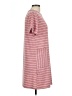 Ginger G. Stripes Pink Casual Dress Size L - photo 4