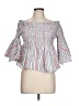 Gap 100% Cotton White 3/4 Sleeve Blouse Size L - photo 1