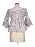Gap 100% Cotton White 3/4 Sleeve Blouse Size L - photo 2