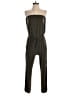 Express Solid Green Jumpsuit Size S - photo 1