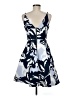 Keepsake 100% Polyester Print Blue Cocktail Dress Size M - photo 2