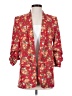 Oddi 100% Polyester Floral Red Blazer Size S - photo 1