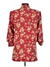 Oddi 100% Polyester Floral Red Blazer Size S - photo 2