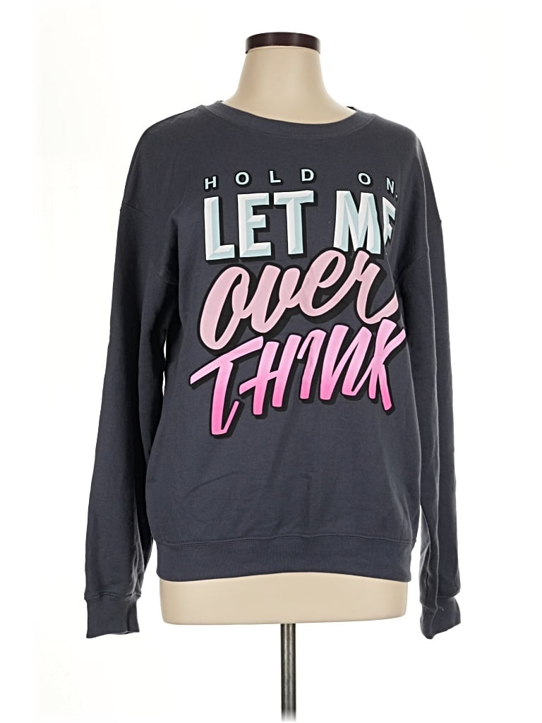 Pre-owned Wound Up Sweatshirt In Gray