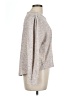Lou & Grey for LOFT Tweed Silver Pullover Sweater Size L - photo 4
